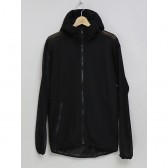 MOUNTAIN RESEARCH-Back Slogan Parka - Mesh - Black