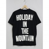 MOUNTAIN RESEARCH-HITM Big Print Tee - ビッグT - Black