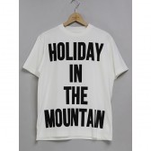 MOUNTAIN RESEARCH-HITM Big Print Tee - ビッグT - White
