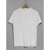MOUNTAIN RESEARCH-Pocket Tee S:S - Plain - White