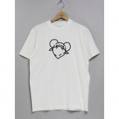 MOUNTAIN RESEARCH-Print Tee (Bear Head) - White