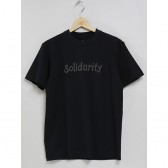 MOUNTAIN RESEARCH-Print Tee (Solidarity) - Black