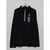 MOUNTAIN RESEARCH-Zip Polo - A.M. - Black