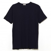 NAISSANCE-COTTON SILK T-SHIRT - Navy
