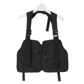 NEON SIGN-CHEST BAG - Black