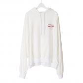 NEON SIGN-KOKAKOLA HOODIE - Bright White