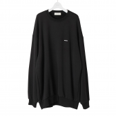NEON SIGN-LONG SWEAT - Black