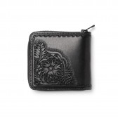 Needles-Carving Sigle Wallet - Black