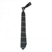 Porter Classic-OHSHIMA TSUMUGI NECKTIE - Black