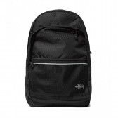 STUSSY-Diamond Ripstop Backpack - Black