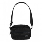 STUSSY-Diamoond Ripstop Shoulder Bag - Black