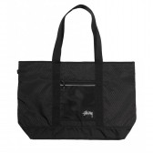 STUSSY-Diamoond Ripstop Tote Bag - Black