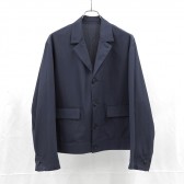 URU-COTTON SHORT JACKET - Navy