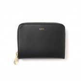 A.P.C.-Emmanuelle コンパクトウォレット - Black