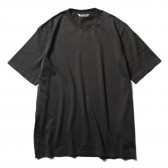 AURALEE-LUSTER PLAITING TEE - Ink Black