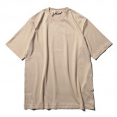 AURALEE-LUSTER PLAITING TEE - Pink Beige