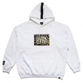 ELVIRA-CHAIN BOX HOODY - White