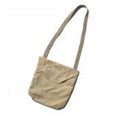 ENGINEERED GARMENTS-Shoulder Pouch - PC Iridescent Twill - Khaki