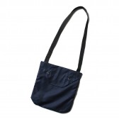 ENGINEERED GARMENTS-Shoulder Pouch - PC Iridescent Twill - Navy
