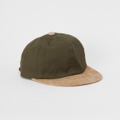 Hender Scheme-2 tone cap - Deep Green : Sand Beige