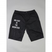 MOUNTAIN RESEARCH-Mesh Baggy Shorts - Black