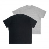 N.HOOLYWOOD-991-CS01-067 pieces 2PACK T-SHIRTS - Black : T.Gray