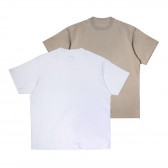 N.HOOLYWOOD-991-CS01-067 pieces 2PACK T-SHIRTS - White : Coyote