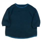 Porter Classic-SASHIKO SUPER LIGHT LIGHT SWEAT SHIRT - New Blue