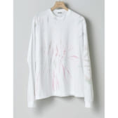 AURALEE-SEAMLESS TIEDYE L:S TEE