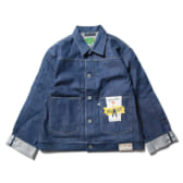 WESTOVERALLS-TRACKER JACKET. 109J DENIM - Indigo