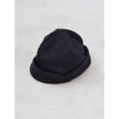 COMOLI-シルクフリース-ニットキャップ-Navy-168x168