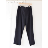 COMOLI-ウールサージ-バックストラップパンツ-Navy-168x168