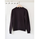 COMOLI-ラムズウール-クルーネックニット-Brown-168x168