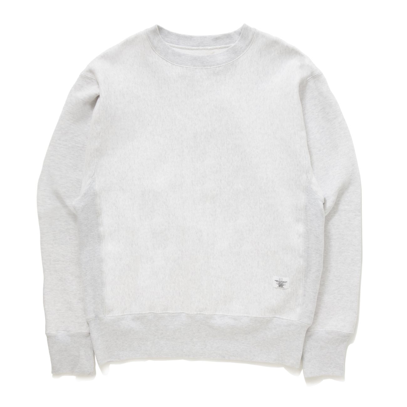 BEDWIN-LS-HAVEY-COTTON-C-NECK-SWEAT-「LOU」-Gray