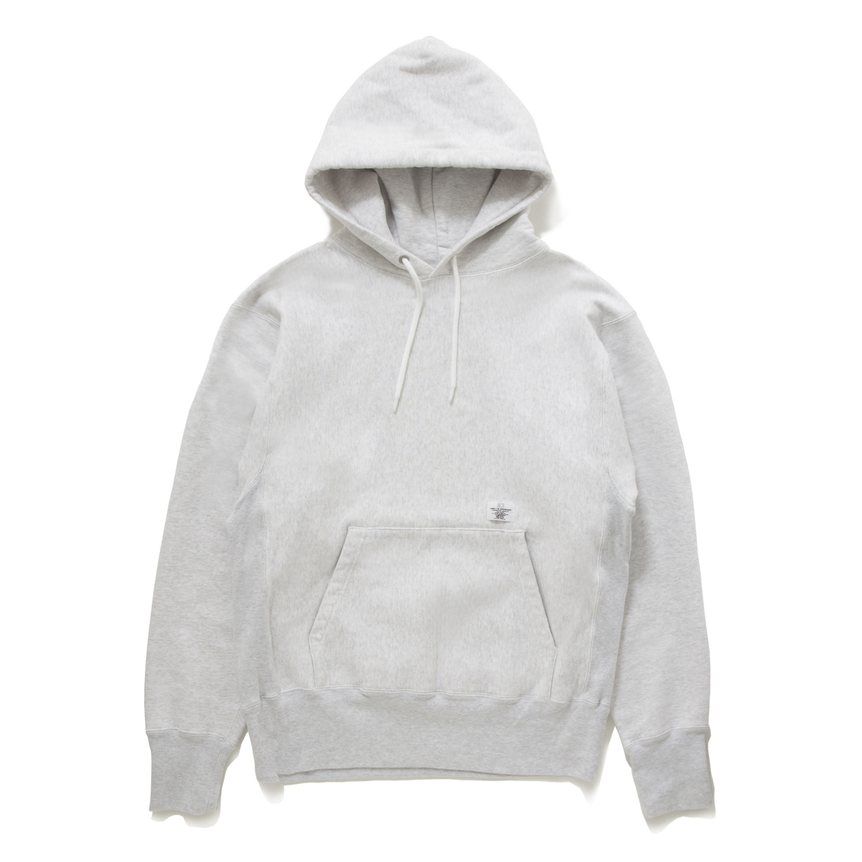 BEDWIN-LS-HEAVY-COTTON-PULLOVER-HOODIE-「DAVID」-Gray
