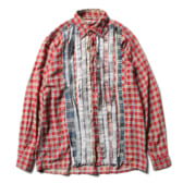 Rebuild-by-Needles-Flannel-Shirt-Ribbon-Shirt-Sサイズ-168x168