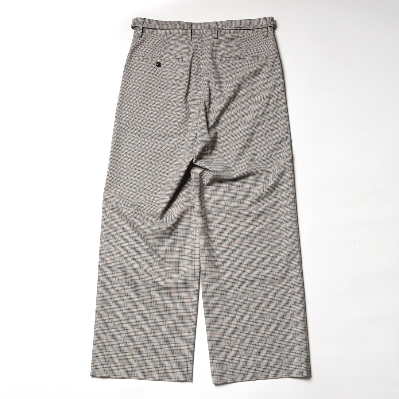 URU TOKYO - WIDE PANTS / WOOL TROPICAL - Beige