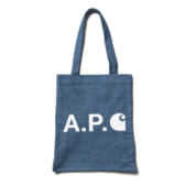 A.P.C.-Carhartt-トートバッグ-Washed-Indigo-168x168