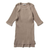 AURALEE-HIGH-GAUGE-RIB-KNIT-TEE-ウィメンズ-Khaki-Brown-168x168