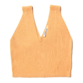 AURALEE-HIGH-GAUGE-RIB-KNIT-V-NECK-TANK-ウィメンズ-Orange-Beige-168x168