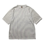 BATONER-WASHABLE-WOOL-POCKET-T-SHIRT-メンズ-Ivory-×-Blue-Gray-168x168