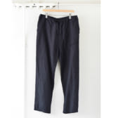 COMOLI-ヴィスコースリネン-ドローストリングパンツ-Navy-168x168