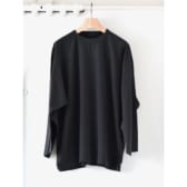 COMOLI-フットボールTシャツ-Charcoal-168x168