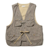 ENGINEERED-GARMENTS-Game-Vest-Nyco-Mini-Tattersall-Khaki-168x168