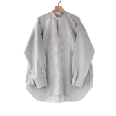 WELLDER-Buck-Side-Tucked-Band-Collar-Pullover-Shirt-White-×-Navy-Stripe-168x168