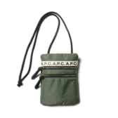 A.P.C.-Repeat-ネックポーチ-Khaki-168x168