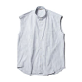 AURALEE-WASHED-FINX-TWILL-STRIPE-SLEEVELESS-SHIRTS-レディース-Wide-Stripe-168x168