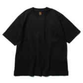 BATONER-STANDING-KNIT-CREW-NECK-T-SHIRT-メンズ-Black-168x168
