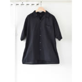 COMOLI-タイプライター-オープンカラーシャツ-Navy-168x168