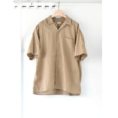 COMOLI-ベタシャン-オープンカラーシャツ-Khaki-168x168